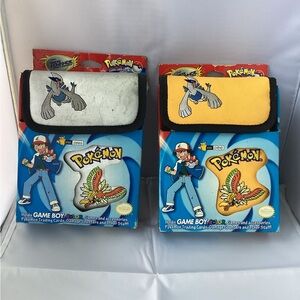 Lot Of 2 Nintendo Gameboy Advance Pokémon Lugia & Ho-oh Case And Silver Case